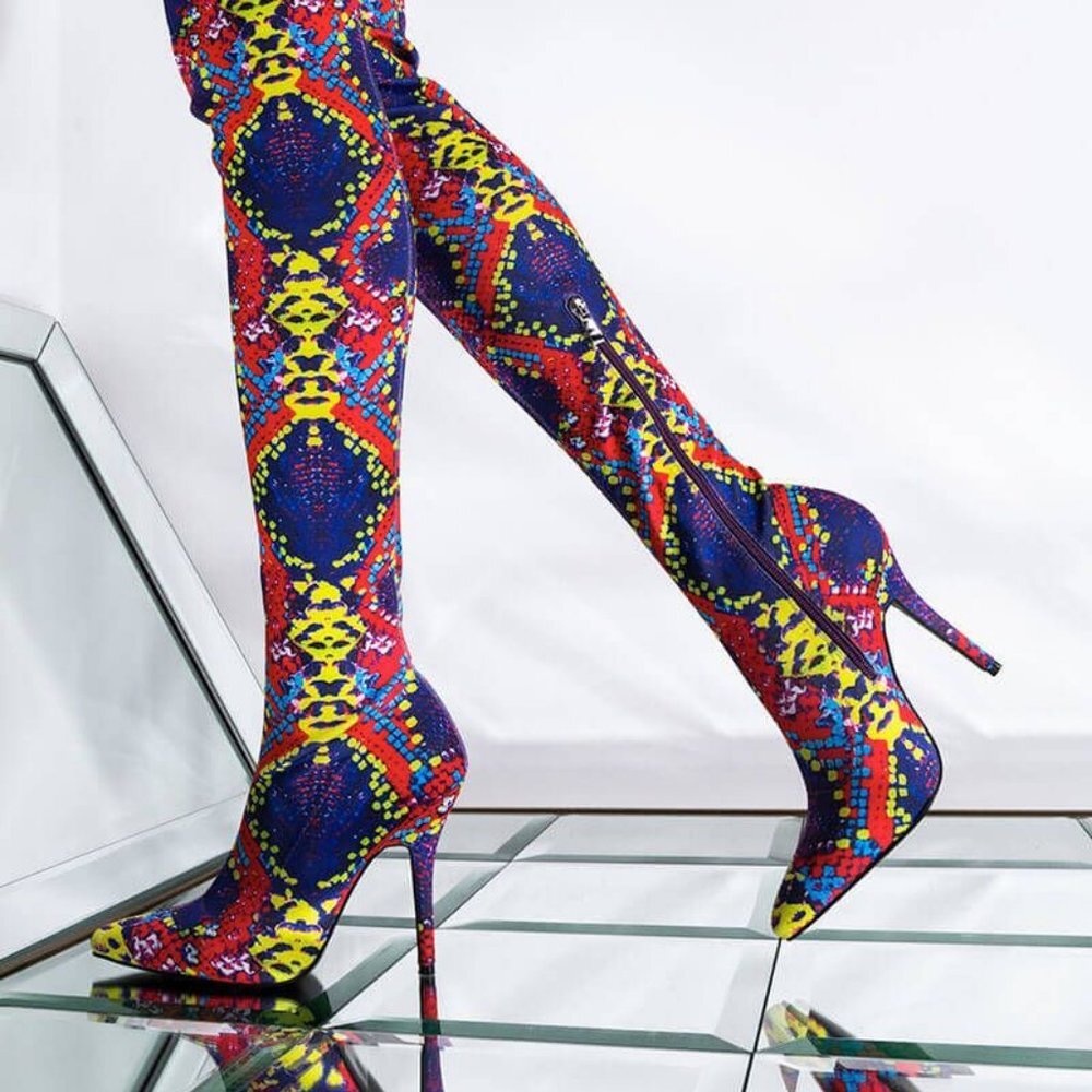 CALL ME PYTHON BOOT IN MULTI SNAKE NWT - image 1